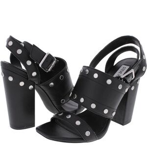 Steve Madden Jansen Black Leather Pumps Size 8 NWT